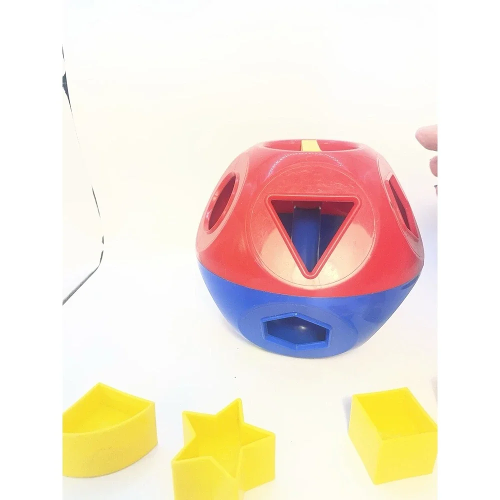 Vintage Tupperware Shape-O Toy Ball Shape Sorter InCOMPLETE 4 Piece Only 6